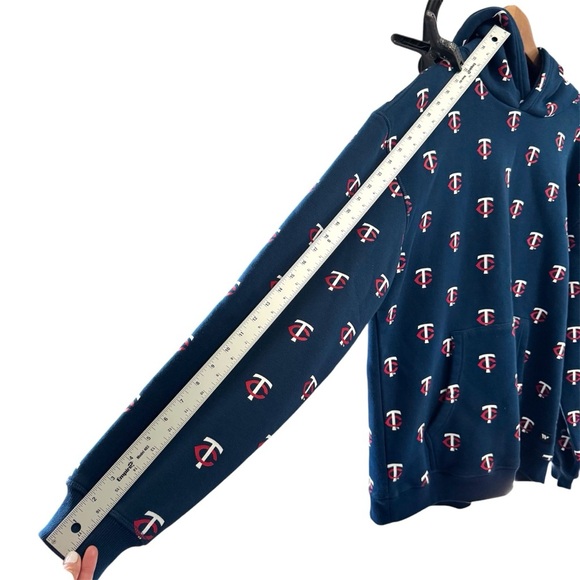 The Wild Collective Minnesota Twins TC Logo Print Hoodie Size L - Picture 5 of 5